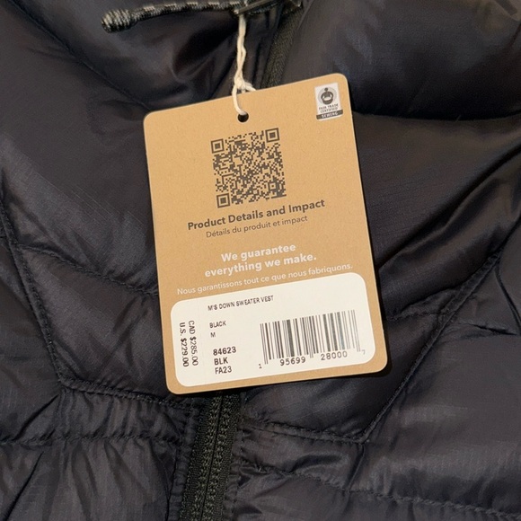 - New Patagonia Men's Down Sweater Vest - Picture 5 of 8